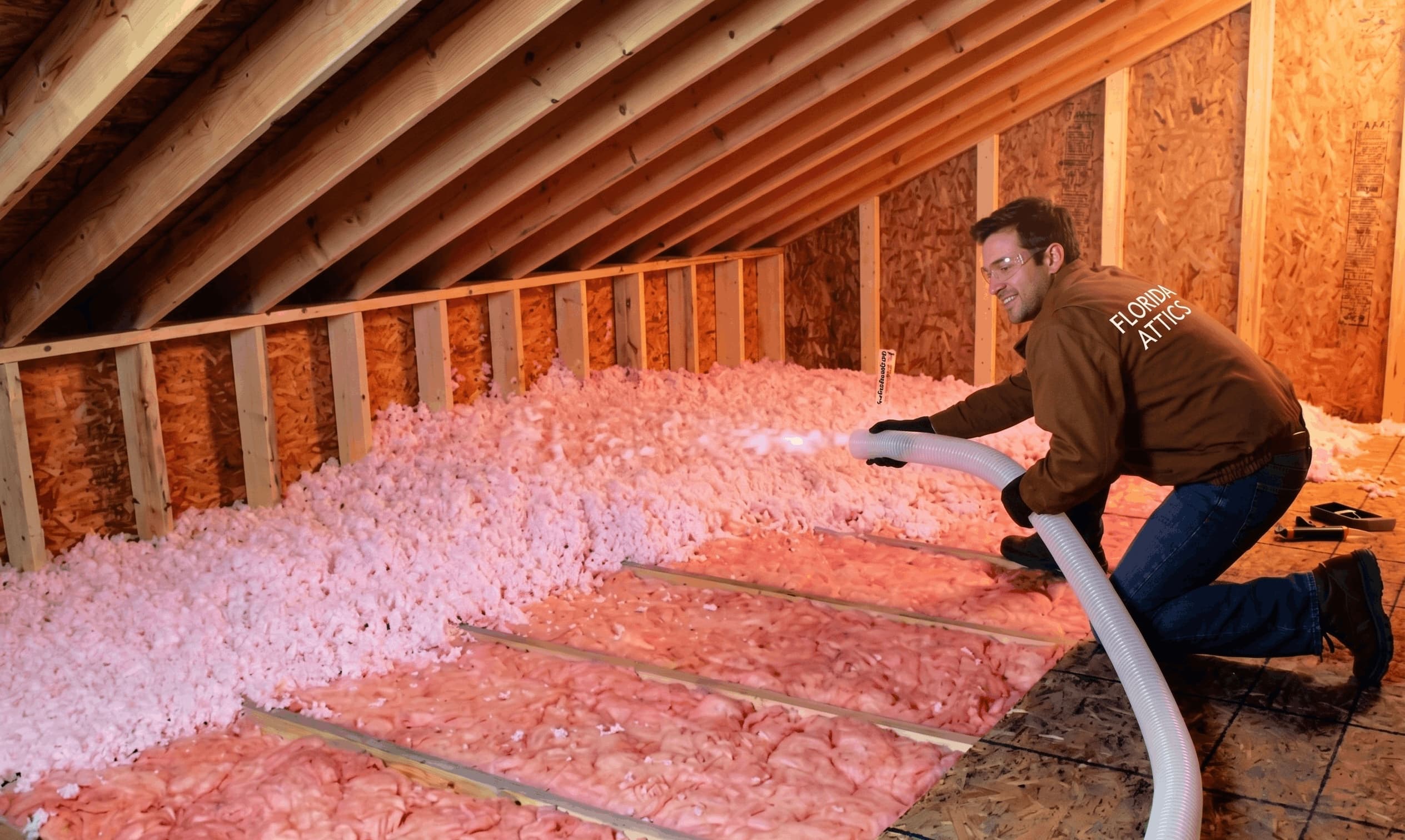 Attic insulation in St. Augustine, Florida